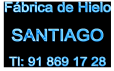 F&aacute;brica de hielo Santiago